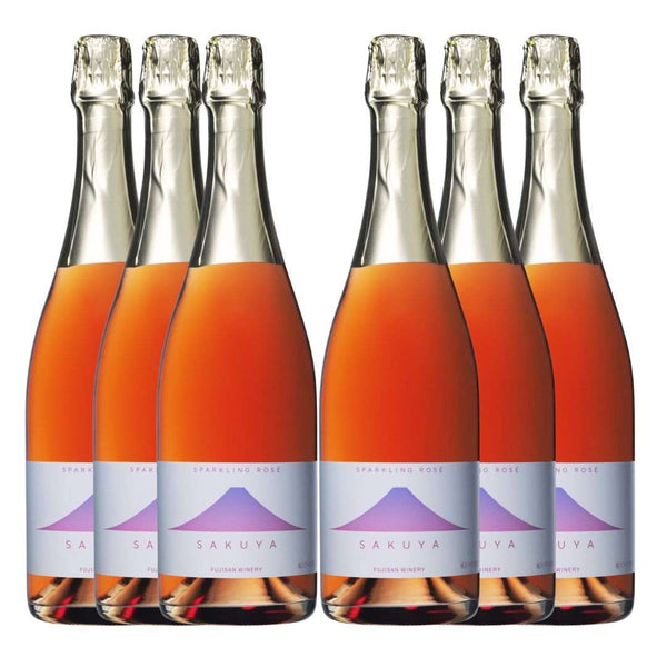 6本セット＞【フランス産輸入ワイン使用】SAKUYA SPARKLING ROSE
